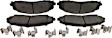 BR1680 Front Standard Premium Series Organic Brake Pad Set