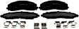 BR1680 Front Standard Premium Series Organic Brake Pad Set