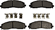 BR1691 Rear Standard Premium Series Organic Brake Pad Set