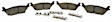 BR1790A Rear OE Replacement Brake Pad Set
