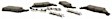 BR1790A Rear OE Replacement Brake Pad Set