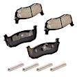 2003 Ford F-150 - Rear Ceramic Brake Pad Set, 4.2L 6Cyl, D711, Standard Premium Series