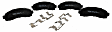BR833C Front OE Comparable Pad Material Brake Pad Set