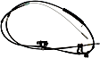 BRCA283 Parking Brake Cable Motorcraft Parking Brake Cable