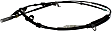 BRCA283 Parking Brake Cable Motorcraft Parking Brake Cable