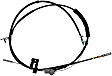 BRCA284 Parking Brake Cable Motorcraft Parking Brake Cable