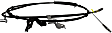 BRCA284 Parking Brake Cable Motorcraft Parking Brake Cable