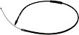 BRCA49 Parking Brake Cable Motorcraft OE Replacement
