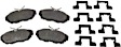 BRF1451 Rear Standard Premium Series Ceramic Brake Pad Set