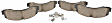 BRF1869 Front OE Replacement Brake Pad Set