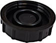 BRFC12 Brake Master Cylinder Cover - Black, Steel, Direct Fit