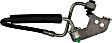 BRHF129 Front, Driver Side Motorcraft OE Replacement Brake Line, Metal and Rubber