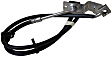 BRHF75 Front, Passenger Side Motorcraft OE Replacement Brake Line, Metal and Rubber