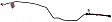 BRHR100 Rear, Passenger Side Brake Line