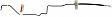 BRHR112 Rear, Passenger Side Brake Line