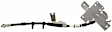 BRHR211 Rear, Driver Side Brake Line
