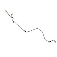 BRHR293 Rear, Passenger Side Brake Line