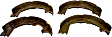 BRPF5 Parking Brake Shoe - Direct Fit, 2-Wheel Set