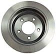 BRR182 Rear, Driver or Passenger Side Brake Disc, Plain Surface, Motorcraft OE Replacement