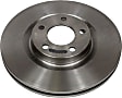 BRR241 Front, Driver or Passenger Side Brake Disc, Plain Surface, 5 Lugs, Motorcraft OE Replacement
