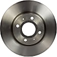 BRR306 Front, Driver or Passenger Side Brake Disc, Plain Surface,, FWD
