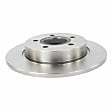 BRR447 Rear, Driver or Passenger Side Brake Disc, Plain Surface, 5 Lugs