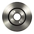 BRRF206 Front, Driver or Passenger Side Brake Disc, Plain Surface,, FWD, Motorcraft OE Replacement