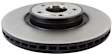 BRRF236 Front, Driver or Passenger Side Brake Disc, Plain Surface, FWD, Motorcraft OE Replacement