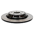 BRRF283 Rear, Driver or Passenger Side Brake Disc, Plain Surface, AWD, 2.3L, 4Cyl