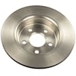 BRRF366 Rear, Driver or Passenger Side Brake Disc, Plain Surface, FWD