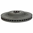 BRRF396 Front, Driver or Passenger Side Brake Disc, Plain Surface, 5 Lugs