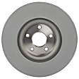 BRRF399 Front, Driver or Passenger Side Brake Disc, Plain Surface, 5 Lugs