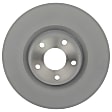BRRF399 Front, Driver or Passenger Side Brake Disc, Plain Surface, 5 Lugs