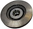 2011 Ford Ranger - Front, Driver or Passenger Side Brake Disc, Plain Surface, 5 Lugs, RWD, 4-Wheel ABS, OE Design, Motorcraft OE Replacement