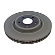 BRRF75 Front, Driver or Passenger Side Brake Disc, Plain Surface, 5 Lugs,, Motorcraft OE Replacement