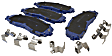 BRSD1680 Front SuperDuty Series Ceramic Brake Pad Set