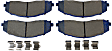 BRSD1680 Front SuperDuty Series Ceramic Brake Pad Set