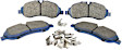 2015 Ford Transit-150 - Front Ceramic Brake Pad Set, RWD, Non-Warranty Repair, Color - Blue, SuperDuty Series