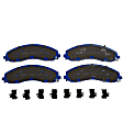 BRSD2018 Front Ceramic Brake Pad Set