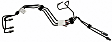 2020 Lincoln MKZ - Front, Driver Side Brake Line, Automatic CVT Transaxle, From ABS Module to Rear Bundle