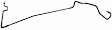 BRTR343 Rear, Passenger Side Brake Line