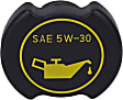 EC789 Motorcraft OE Replacement Oil Filler Cap - Black, Plastic, Direct Fit, Sold individually