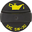 EC791 Motorcraft OE Replacement Oil Filler Cap - Black, Plastic, Direct Fit, Sold Individually