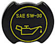 EC794 Oil Filler Cap - Black, Plastic, Direct Fit, Sold individually