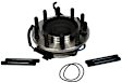 HUB214 Front, Driver or Passenger Side Wheel Hub, 4 X 2