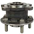 HUB314 Rear, Driver or Passenger Side Wheel Hub, 5 Lugs, 2.3L, 4Cyl