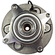 HUB357 Front, Driver or Passenger Side Wheel Hub, 6 Lugs