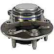 HUB358 Front, Driver or Passenger Side Wheel Hub, 6 Lugs, RWD