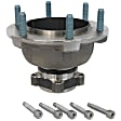 HUB379 Front, Driver or Passenger Side Wheel Hub, 5 Lugs, RWD