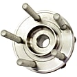 HUB395 Front, Driver or Passenger Side Wheel Hub, 5 Lugs, RWD